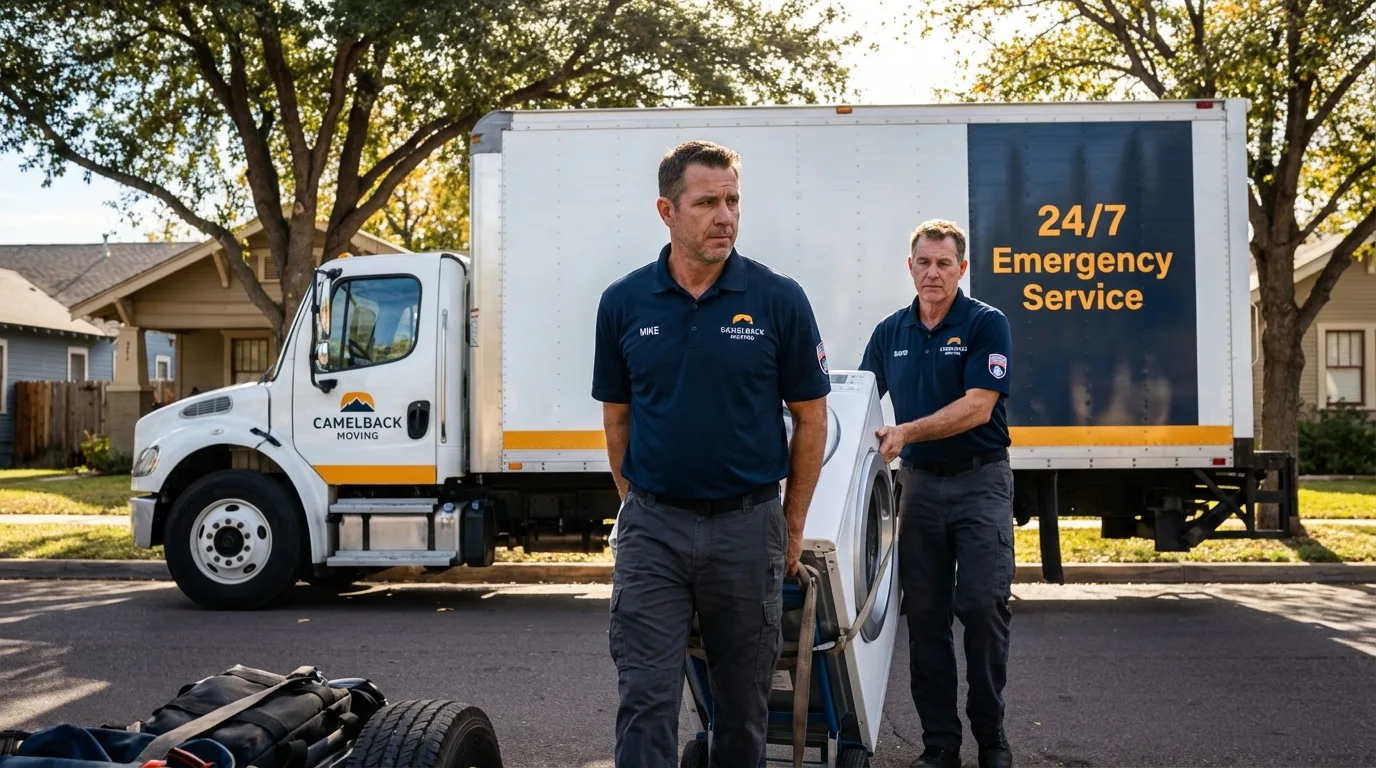 CamelBack Moving crew loading furniture in Parker City, IN